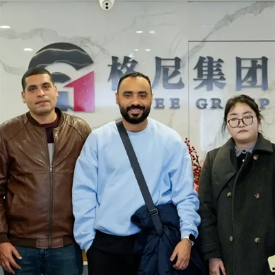 Az Egyesült Arab Emírségek ügyfele meglátogatja a GNEE-t, elvégzi a{0}}helysz...